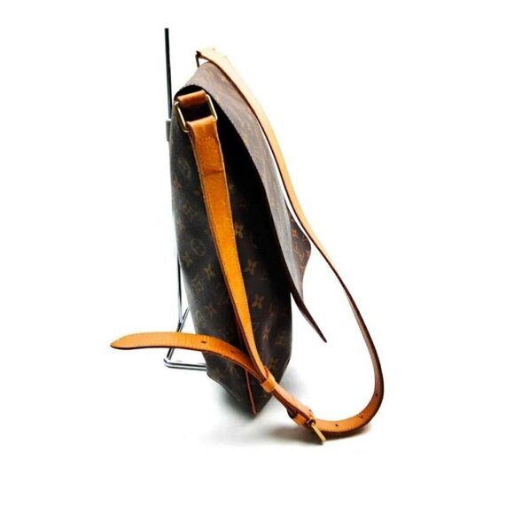 100% Authentic Louis Vuitton Musette Brown Monogram Shoulder Bag - Picture 3 of 9